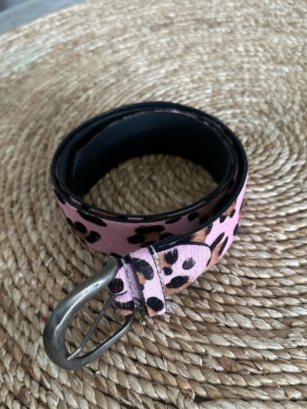 Diba True Womens Animal Print Jaguar Adjustable Belt One Size